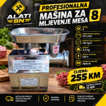 Profesionalna mašina za mljevenje mesa 8