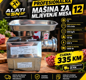 Profesionalna mašina za mljevenje mesa 12