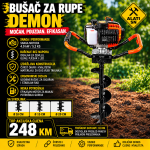 Bušač za rupe DEMON 5.2 KS