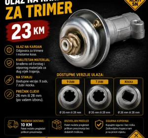 Ulaz na kardan od trimera - vrat trimera