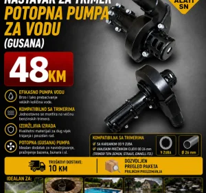 Nastavak za trimer - Potopna pumpa za vodu (gusana)