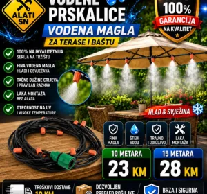 Originalne vodene prskalice za terase i baštu