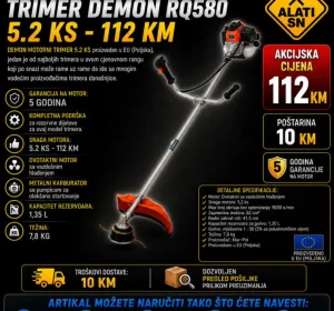 Trimer Demon RQ580 , 5.2 ks