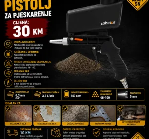 Pneumatski pištolj za pjeskarenje