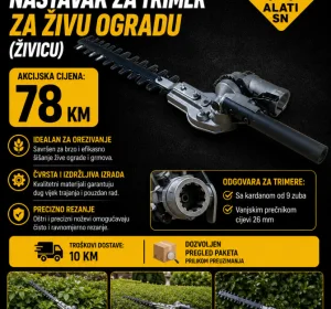 Nastavak za trimer - za živu ogradu (živicu)