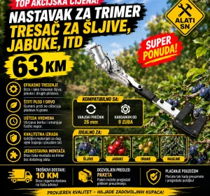 Nastavak za trimer - tresač za šljive, jabuke