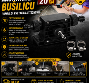 Nastavak za bušilicu - pumpa za pretakanje tečnosti