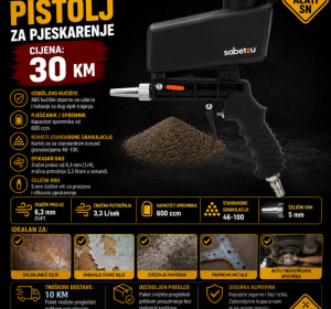 Pneumatski pištolj za pjeskarenje
