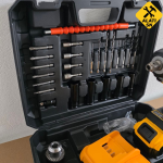Aku udarni odvijač / bušilica DeWalt sa dodatnim alatom - 128 V