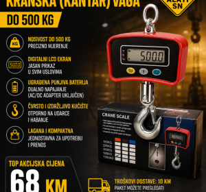 Digitalna kranska (kantar) vaga do 500 kg