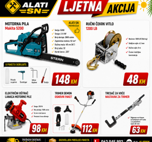 Ljetna akcija u ALATI SN - ponuda br 1