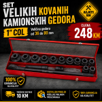Set velikih kovanih kamionskih gedora 1" col