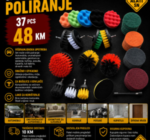 Set za poliranje 37 komada
