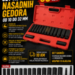 Set kovanih nasadnih gedora (veći set)