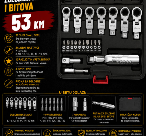 Vrhunski set zglobnih ključeva i bitova