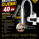 Instant česme (usadne ili zidne) za trenutno toplu vodu