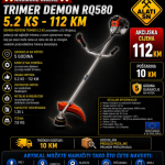 Trimer Demon RQ580 , 5.2 ks