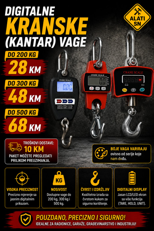 Digitalne kranske (kantar) vage