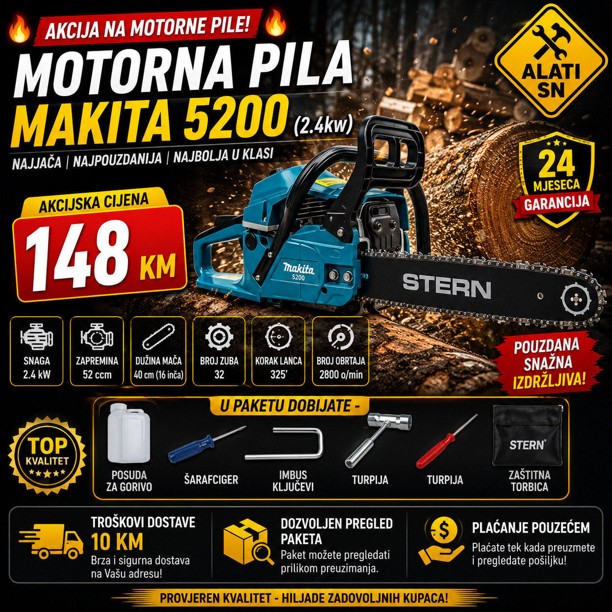 Ljetna akcija u ALATI SN - ponuda br 1