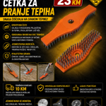 Nastavak za trimer - četka za pranje tepiha