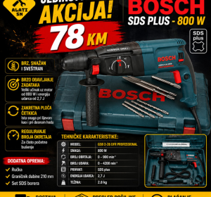 Čekić bušilica Bosch SDS plus - 800 W
