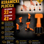 Nivelatori za lijepljenje keramičkih pločica