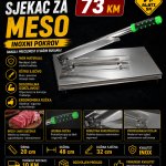 Sjekač za meso - inoksni pokrov