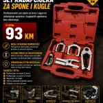 Set radapcigera za spone i kugle (6 komada)