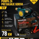 Profesionalna pumpa za pretakanje goriva 12 V