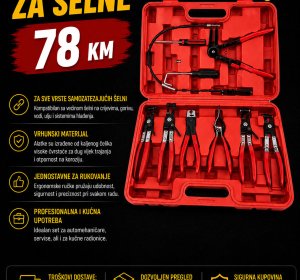 Set kliješta za šelne
