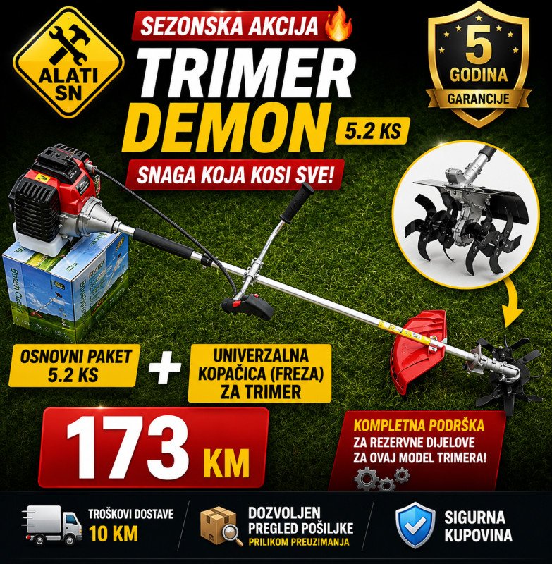 Trimer Demon 5.2 KS + freza