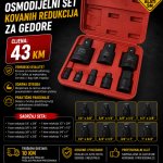 Osmodijelni set kovanih redukcija za gedore