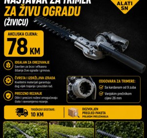 Nastavak za trimer - za živu ogradu (živicu)
