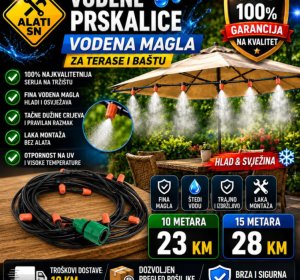 Originalne vodene prskalice za terase i baštu