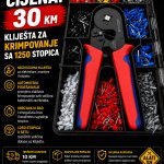 Kliješta za krimpovanje sa 1250 stopica