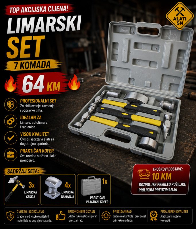 Limarski set 7 komada