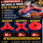 Četke za pranje tepiha - nastavci za trimer