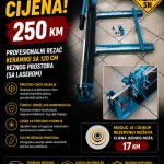 Profesionalni rezač keramike 120 cm (sa laserom)