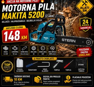 Motorna pila Makita 5200 (2.4 kW)