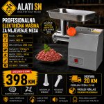 Profesionalna električna mašina za mljevenje mesa
